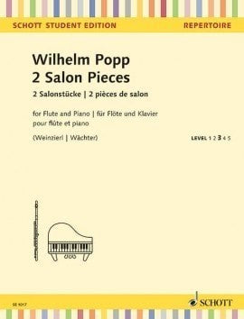 Popp- 2 Salon Pieces for Flute and Piano