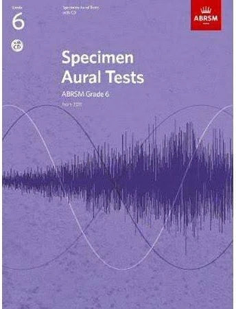 ABRSM Specimen Aural Tests-Book and CD- From 2011