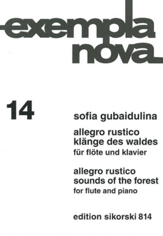 Gubaidulina- Allegro Rustico Sounds Of The Forest for Flute and Piano