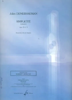 Demersseman-  Simplicite 'Romance' Opus 28 No 2 for Flute and Piano