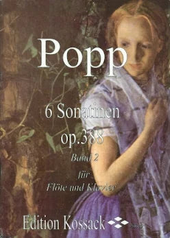 Popp- 6 Sonatinas for Flute and Piano (Edition Kossack)- Volume 2