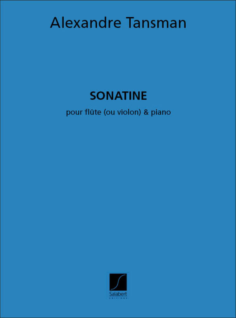 Tansman- Sonatine for Flute and Piano