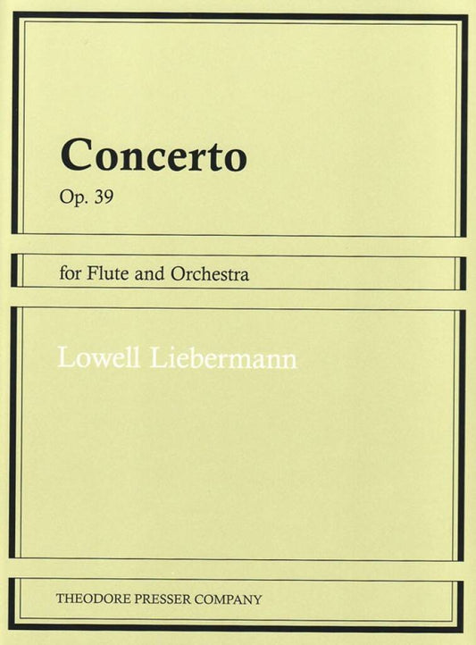 Liebermann- Flute Concerto No.1 Op 39