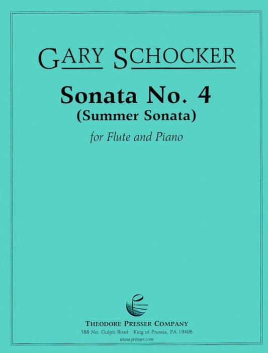 Schocker- Sonata No 4 (Summer Sonata) for Flute and Piano