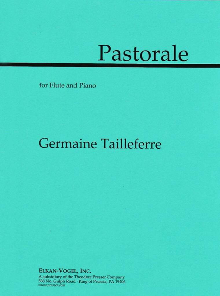 Tailleferre- Pastorale for Flute and Piano