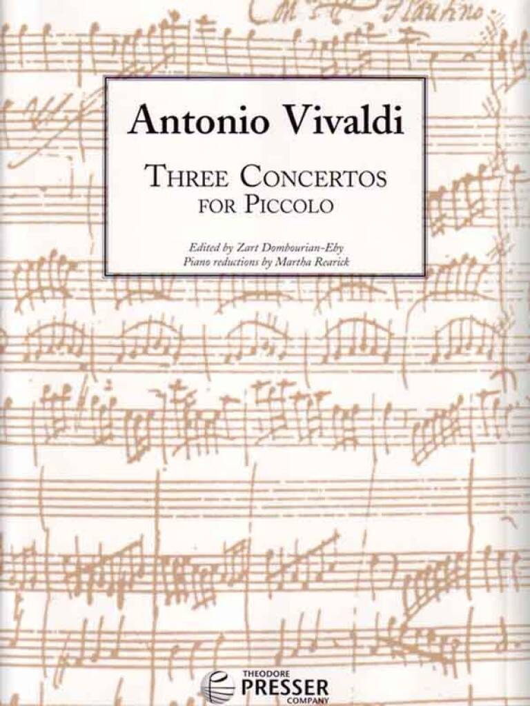Vivaldi- Three Concertos for Piccolo and Piano