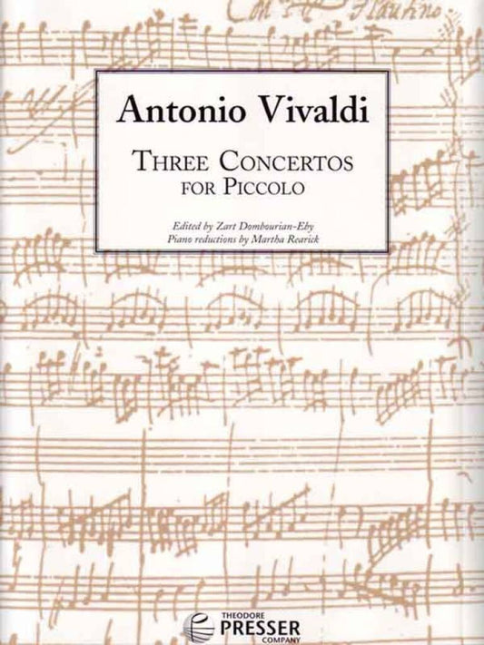 Vivaldi- Three Concertos for Piccolo and Piano