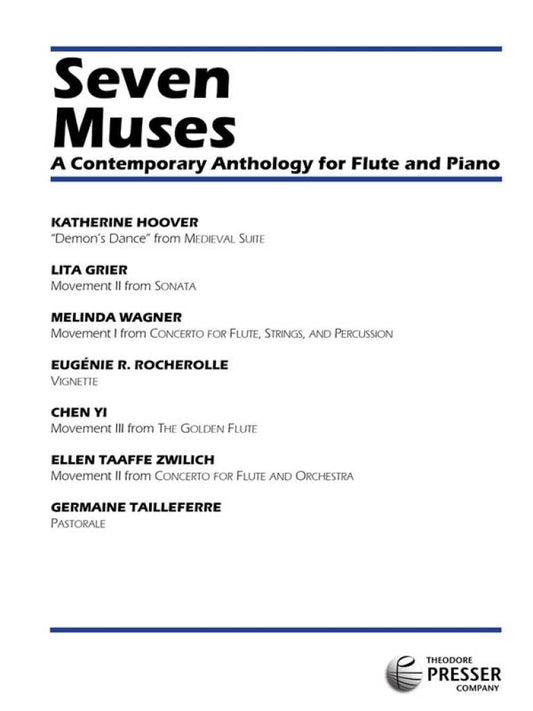 Seven Muses: A Contemporary Anthology for Flute and Piano