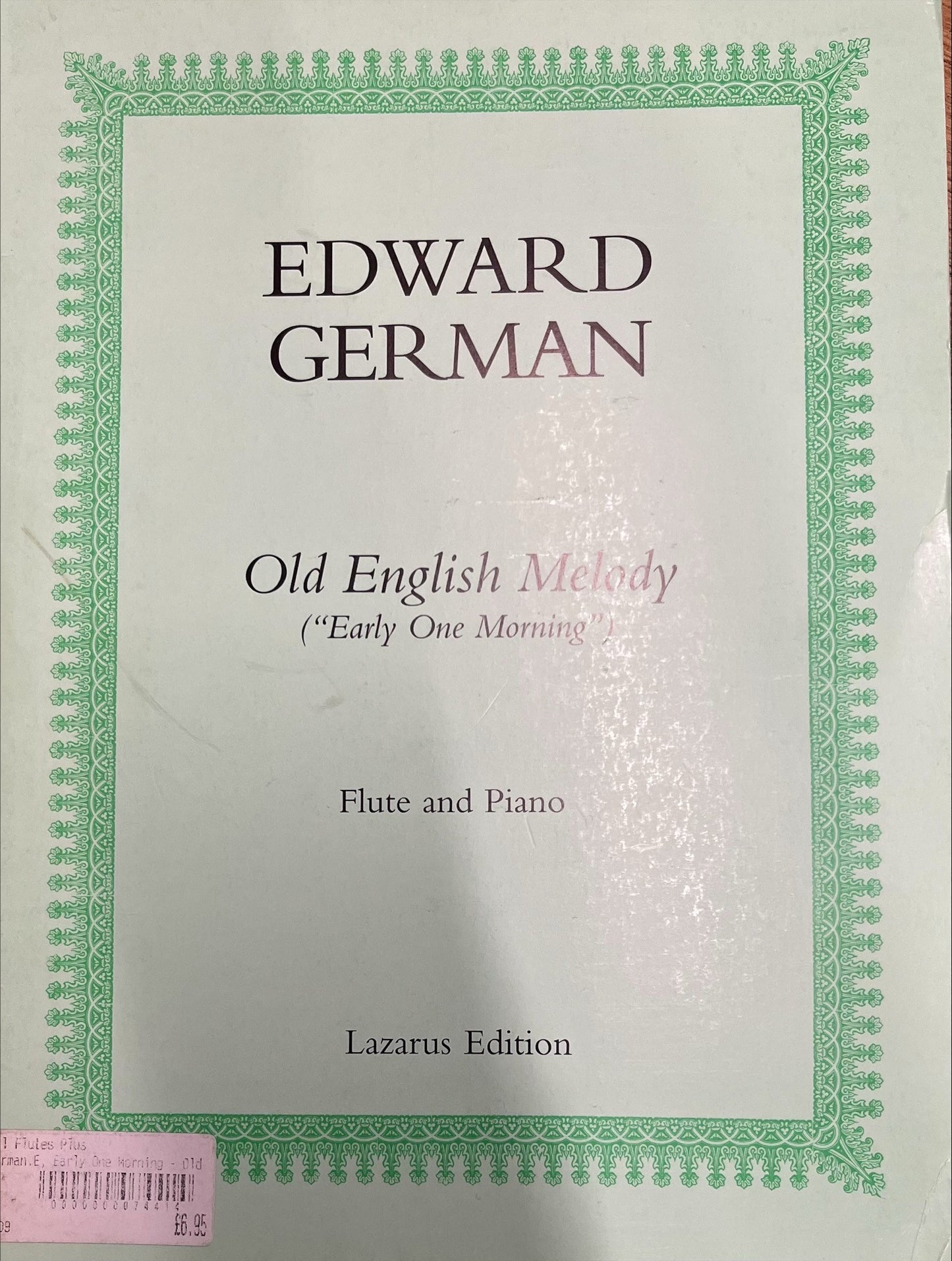 German- Old English Melody for Flute and Piano