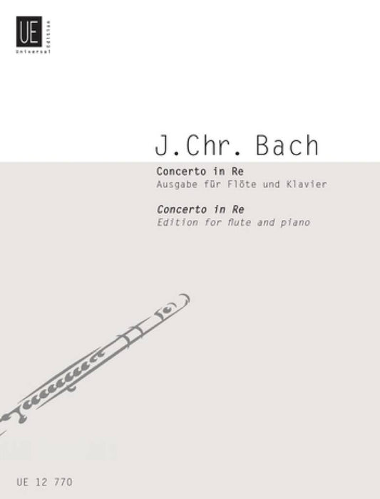 JC Bach- Concerto in D Major for Flute and Piano (Universal Edition)