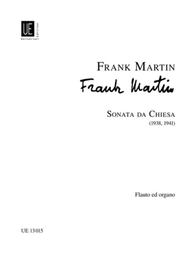 Martin- Sonata Da Chiesa for Flute and Organ
