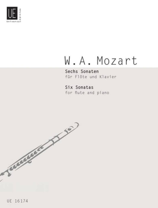 Mozart- Six Sonatas for Flute and Piano (Universal Edition)