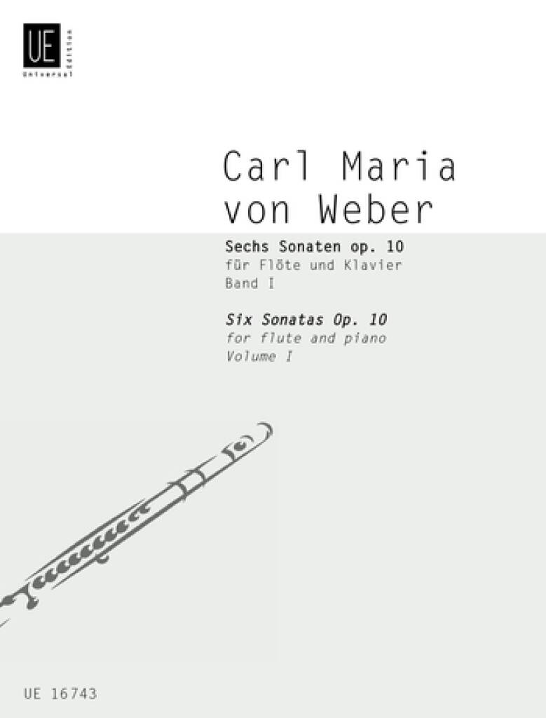 Weber- Six Sonatas for Flute and Piano (Universal Edition)