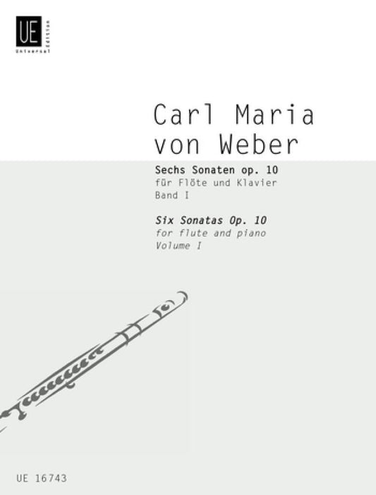 Weber- Six Sonatas for Flute and Piano (Universal Edition)