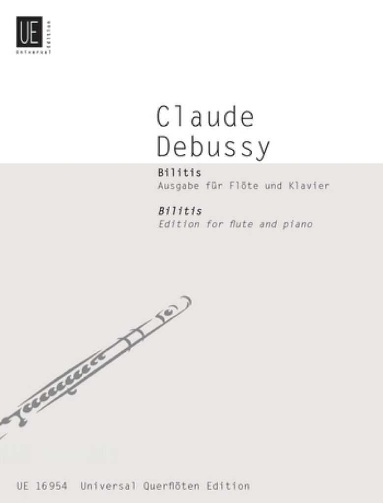 Debussy- Bilitis for Flute and Piano (UE)