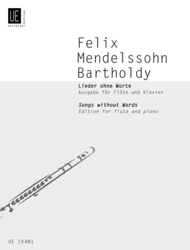 Mendelssohn- Songs Without Words for Flute and Piano