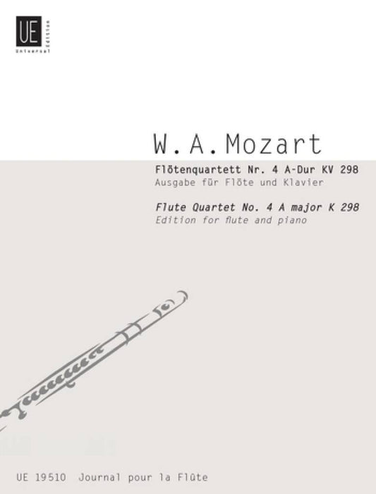 Mozart- Flute Quartet No 4 in A Major KV298 for Flute and Piano