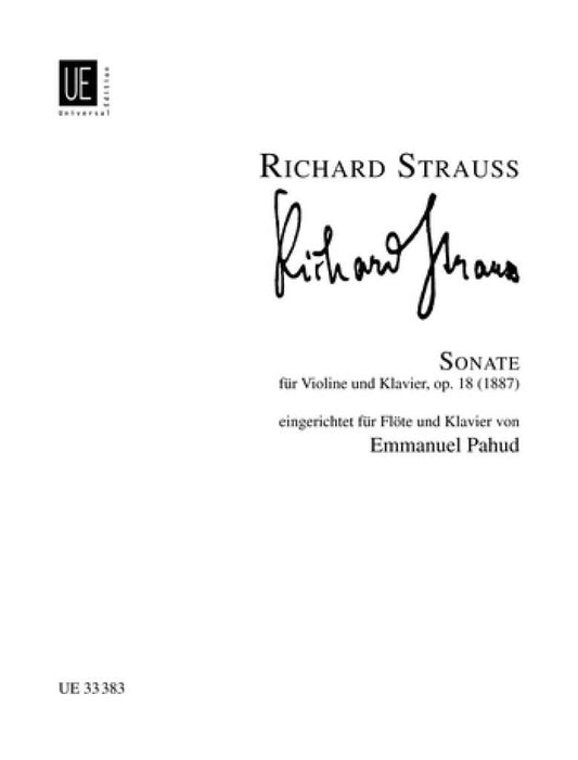 Strauss- Sonata Op 18 for Flute and Piano
