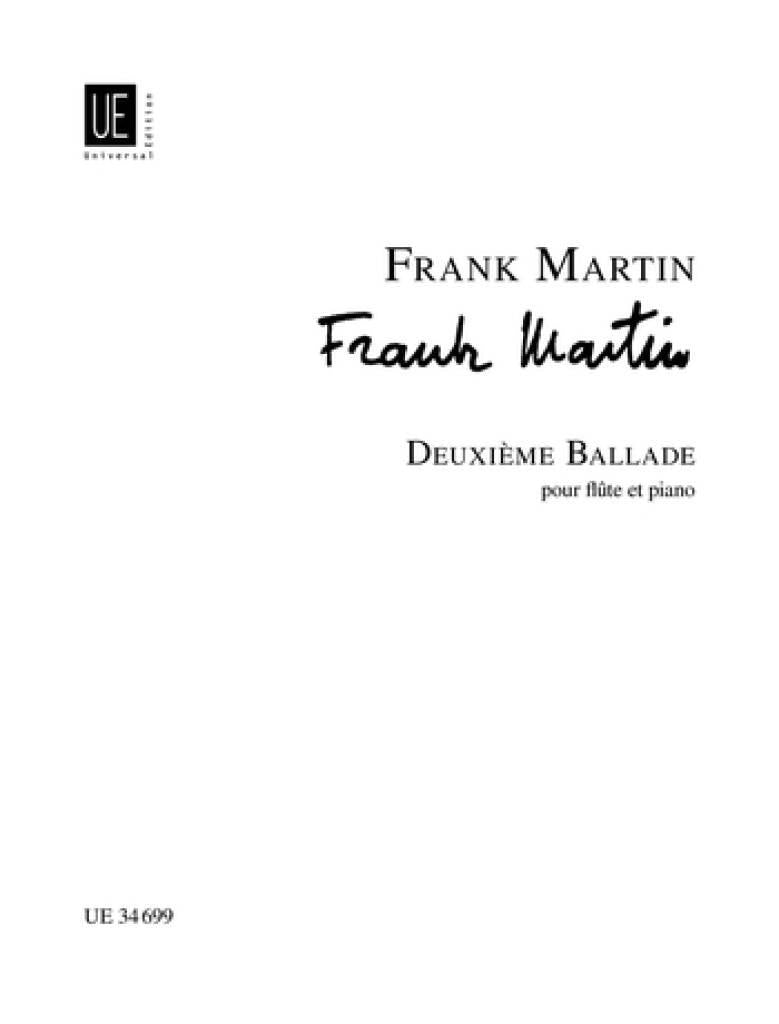 Martin- Second Ballade for Flute and Piano