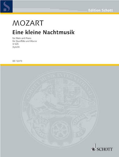 Mozart- Eine Kleine Nachtmusik K525 for Flute and Piano