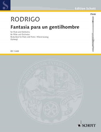 Rodrigo- Fantasia Para Un Gentilhombre for Flute and Piano