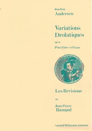 Andersen Variations Drolatiques Op 26-Flute and Piano-Billaudot