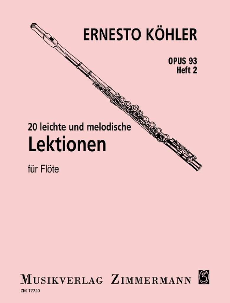 Köhler- 20 Easy Melodic Progressive Op. 93 (Zimmermann)