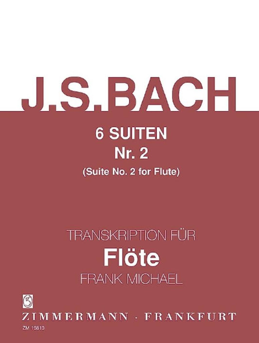 JS Bach 6 Suites for Solo Flute: No.2 (after BWV 1008)- Zimmermann