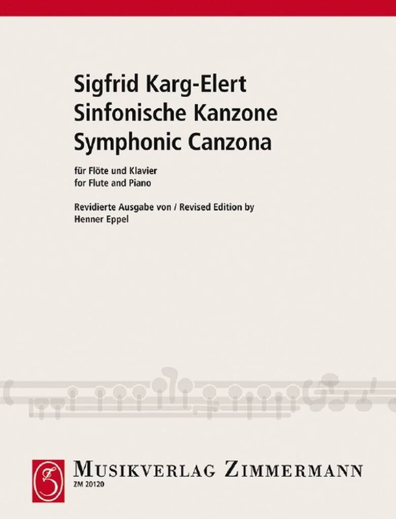 Karg-Elert- Symphonic Canzona for Flute and Piano