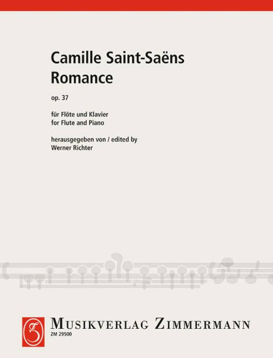 Saint-Saëns- Romance Op.37 for Flute and Piano (Zimmermann)