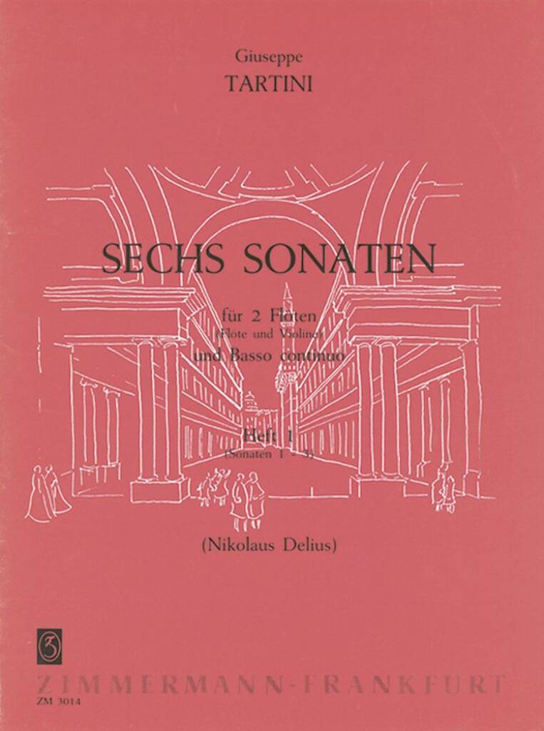 Tartini- 6 Sonatas for 2 flutes with basso continuo