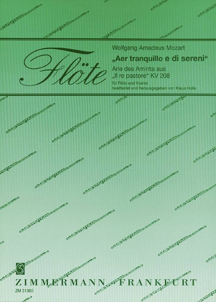 Mozart- Aer Tranquillo e di Serini for Flute and Piano