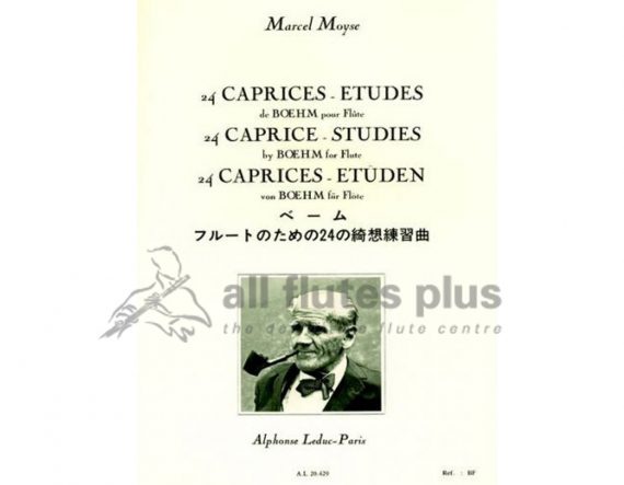 24 Caprices de Boehm, Op 26 Composer- Boehm Arranger- Marcel Moyse 24 Capriccios Publisher-Leduc