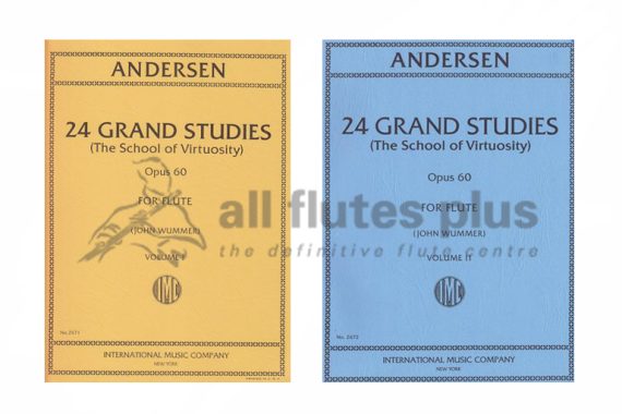 Andersen 24 Grande Studies of Virtuosity Opus 60 for Flute