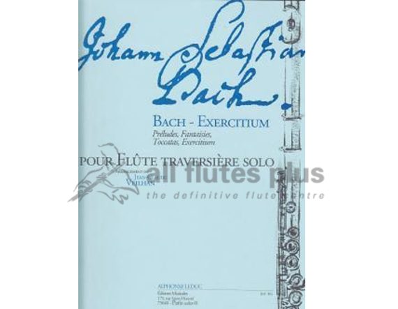 Bach-Exercitium by Johann Sebastian Bach for Solo Flute