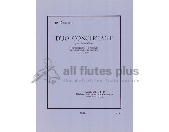 Feld Duo Concertant-Two Flutes