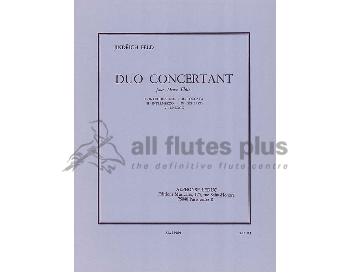 Feld Duo Concertant for Two Flutes