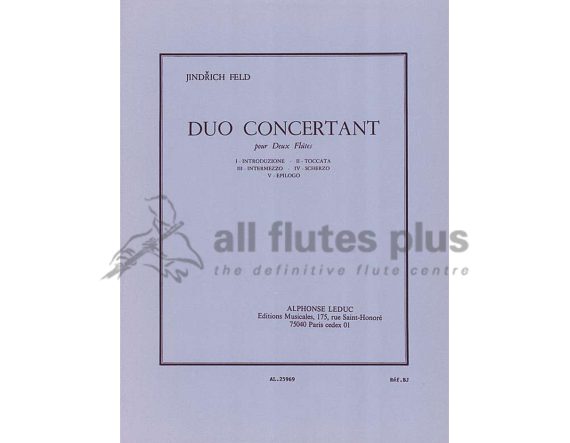 Feld Duo Concertant for Two Flutes