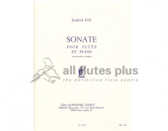 Feld Flute Sonata-Flute and Piano-Leduc