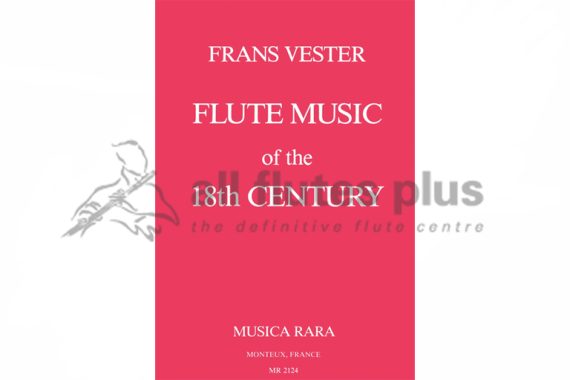 Frans Vester Flute Music of the 18th Century