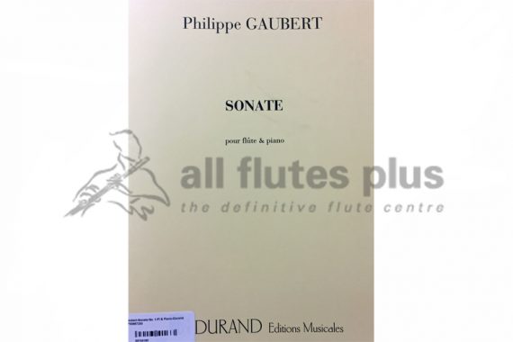 Gaubert Sonata-Flute and Piano-Durand