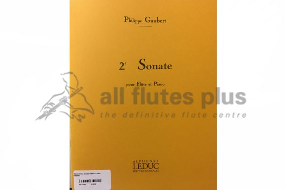 Gaubert Sonata No 2-Flute and Piano