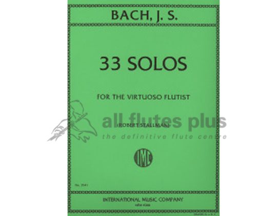 JS Bach 33 Solos for the Virtuoso Flutist