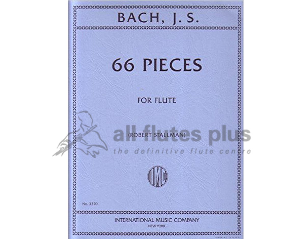 JS Bach 66 Pieces for Flute
