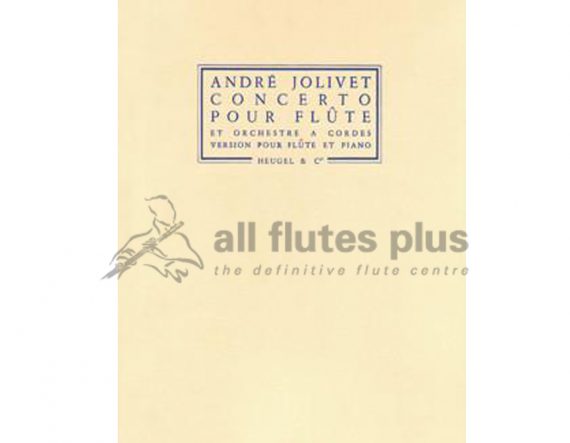 Jolivet Concerto-Flute and Piano Reduction-Heugel