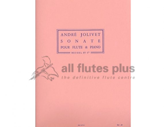 Jolivet Sonata-flute and piano-Heugel