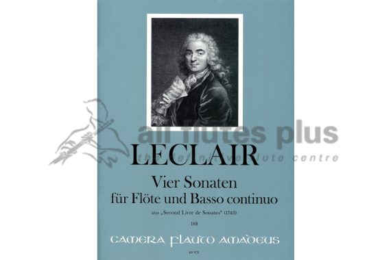 Leclair Four Sonatas for Flute and Basso Continuo