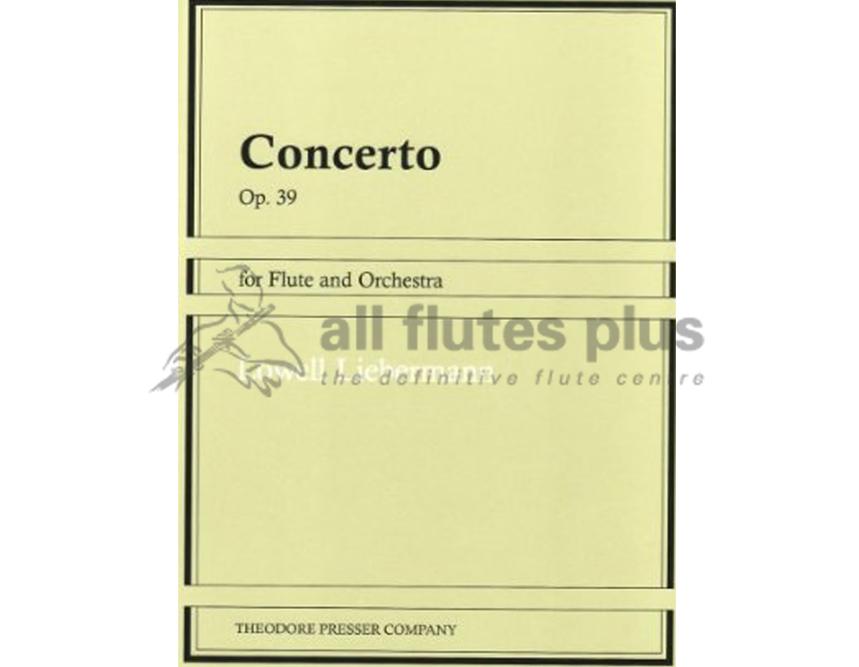 Liebermann Concerto Op 39 for Flute