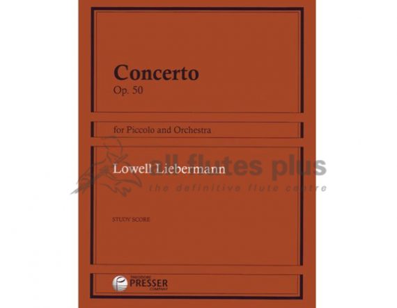 Liebermann Piccolo Concerto Opus 50-Theodore Presser