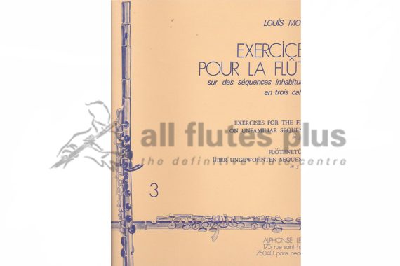 Louis Moyse Exercices for the Flute Volume 3